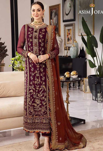 BRAND ASIM JOFA  Full Embroidered Suit