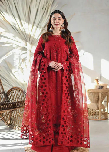 Heavy Embroidered Cotton Chikankari Suit