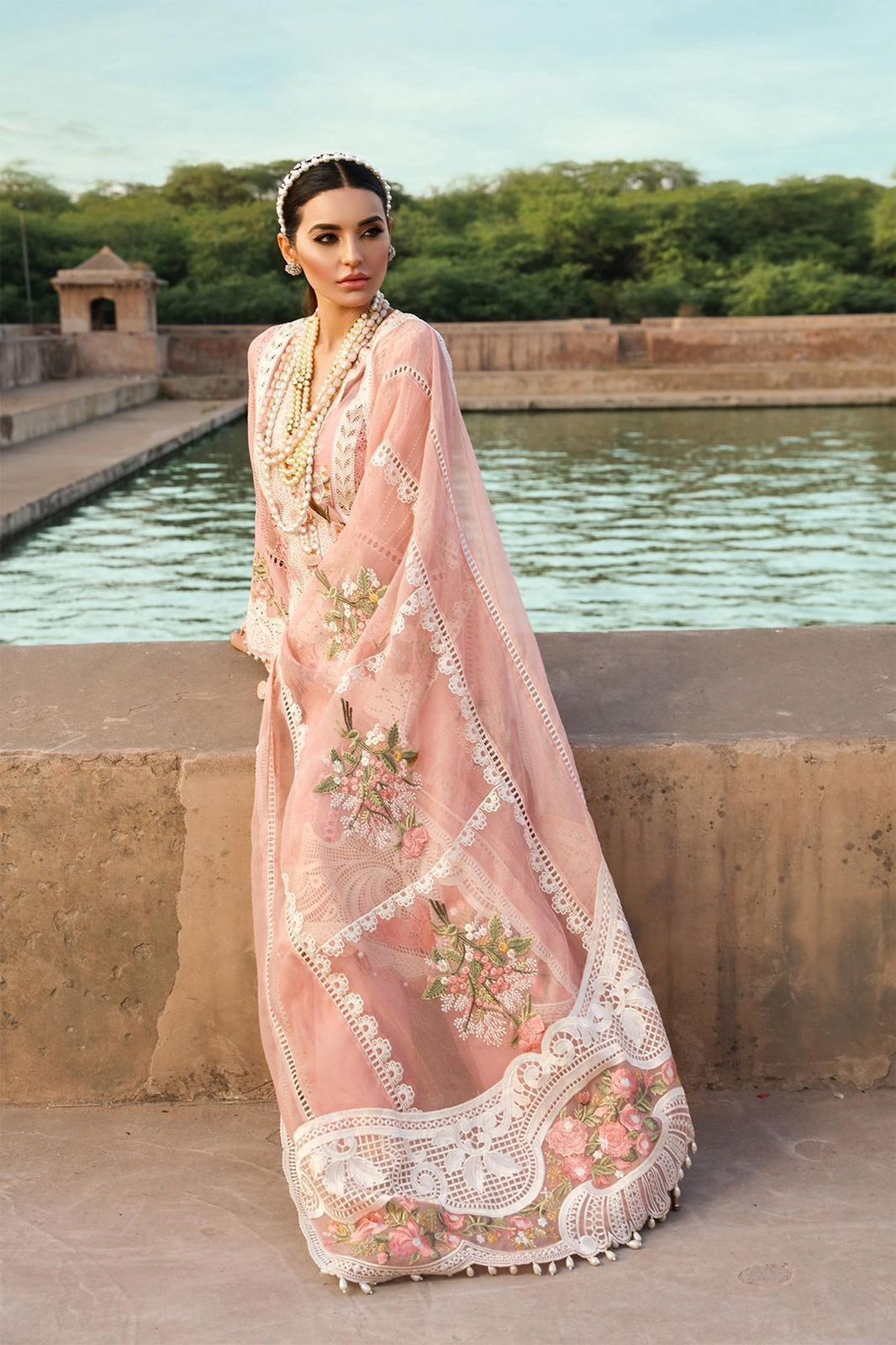 Crimson Luxury Lawn Eid collection