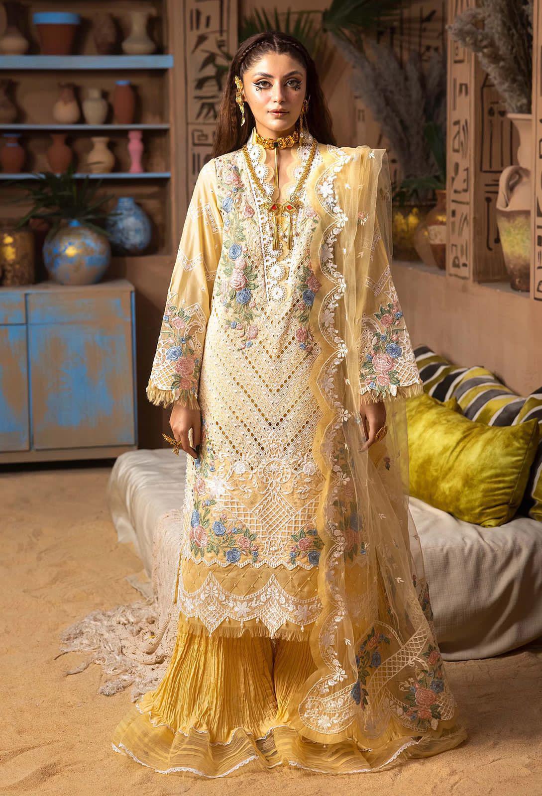 LUXURY LAWN EID COLLECTION Wear by khadija shaikh