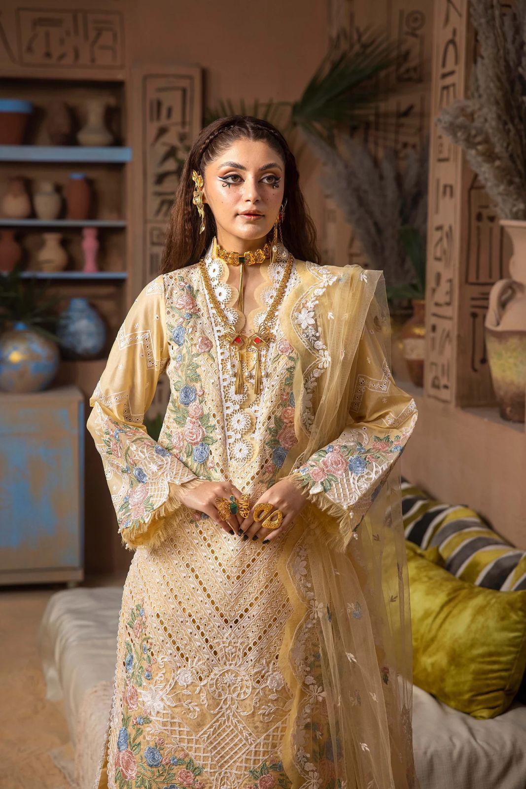 LUXURY LAWN EID COLLECTION Wear by khadija shaikh