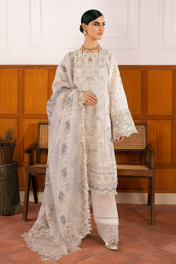 Full Heavy Lawn Embroidered Chicken Kari Suit