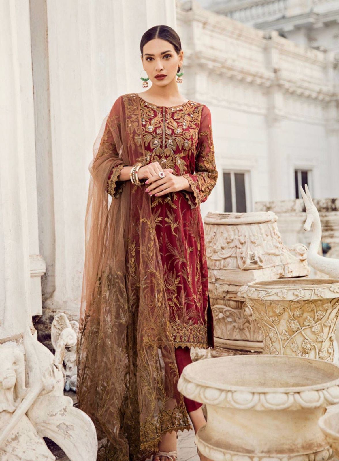 Full Heavy Embroidered Unstitched Chiffon Collection