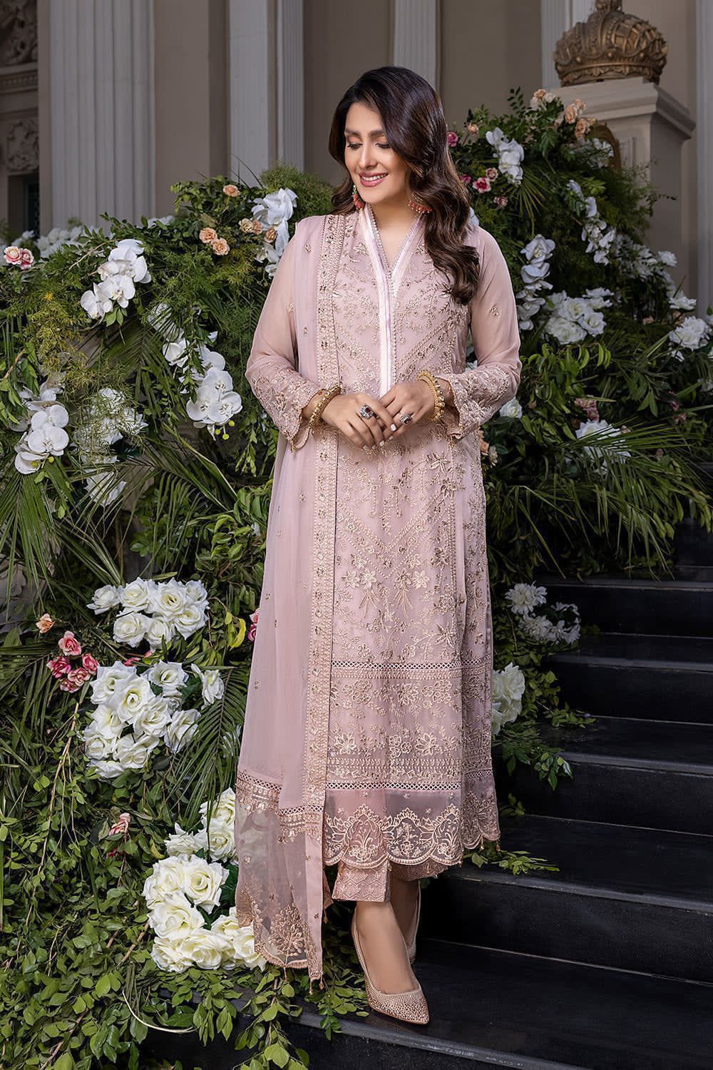 Full Heavy Embroidered Chiffon Collection