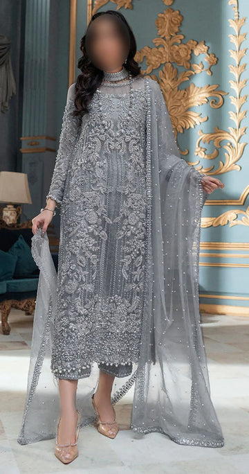 BRAND LAAM FULL HEAVY EMBROIDERED SUIT